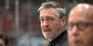 Leafs Add Patrick Roy, Peter Laviolette to Coach Search Patrick Roy coaches the New York Islanders during a game at Lenovo Center