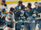 Hockey Night in Canada Returning With PWHL, Report Says New York Sirens and Seattle Torrent players shake hands after a PWHL Takeover Tour game