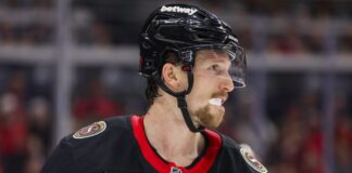 Chabot on Tkachuk Exit: ‘I’d Be Lying to Say I Was Happy’ Thomas Chabot of the Ottawa Senators on the ice during a game