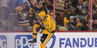 Evgeni Malkin Re-Signs With Pittsburgh Penguins Evgeni Malkin celebrates goal Pittsburgh Penguins