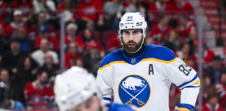 Capitals Land Alex Tuch in $84M Sign-and-Trade With Sabres Buffalo Sabres right wing Alex Tuch waits for a face-off during Game 4 of the 2026 Stanley Cup Playoffs Second Round vs Canadiens at Bell Centre