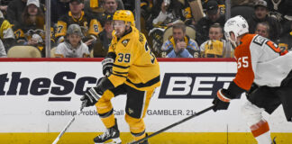 Mantha Explains ‘Super Easy’ Call Behind Devils Signing Pittsburgh Penguins right wing Anthony Mantha skates with the puck during the 2026 Stanley Cup Playoffs