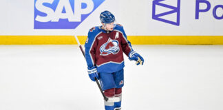 Makar Signing: Avalanche Lock Up NHL’s First $20M Player Cale Makar 8 Colorado Avalanche celebrates second goal third period Game 1 Second Round 2026 Stanley Cup Playoffs Ball Arena