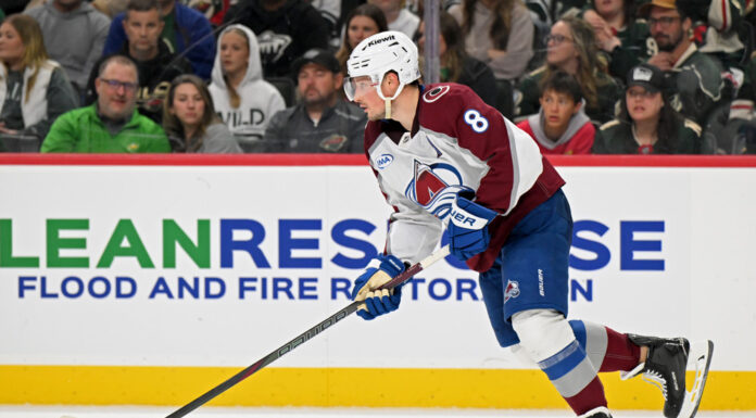 Cale Makar Extension: Sakic ‘Pretty Confident’ It Gets Done Colorado Avalanche defenseman Cale Makar skates with the puck during 2026 Stanley Cup Playoffs second round vs Minnesota Wild