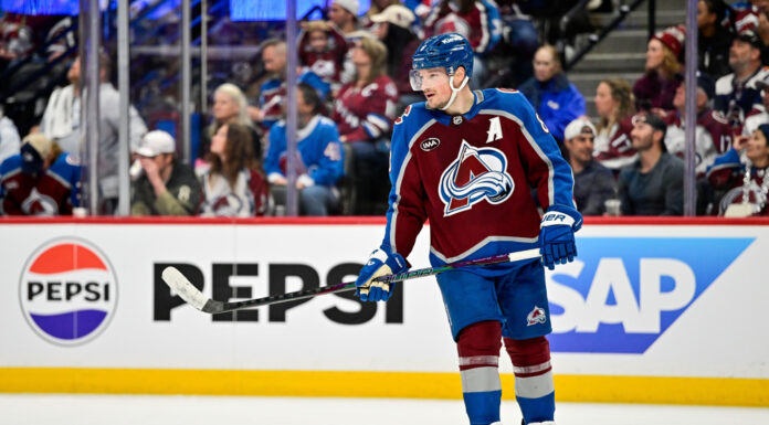 Cale Makar Contract: Avalanche Agree to Terms on Extension Colorado Avalanche defenseman Cale Makar 8 skates during a break in play third period Game 5 Stanley Cup Playoffs Second Round Wild vs Avalanche Ball Arena Denver May 13 2026