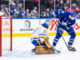 Tavares Week-to-Week: Leafs Center Out With Lower-Body Injury Buffalo Sabres goaltender Devon Levi makes a save against Toronto Maple Leafs center John Tavares during an NHL game