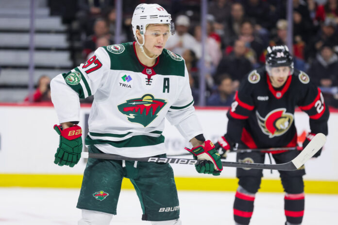 NHL: APR 04 Wild at Senators Kirill Kaprizov
