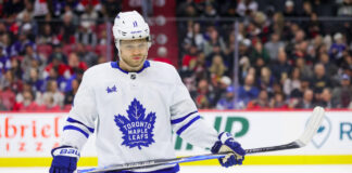 Simmons: ‘Something Went Terribly Wrong’ With Domi’s Surgery Toronto Maple Leafs center Max Domi takes a break during a stoppage in play against the Ottawa Senators