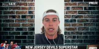 Hughes Shows New Teeth on McAfee, Calls Canes ‘Hardest Rink’ Jack Hughes of the New Jersey Devils speaks on The Pat McAfee Show after his Olympic gold medal-winning goal, showing his repaired front teeth