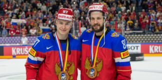 Russia 2028 World Cup: Daly Says IIHF Ban Has No Impact Nikita Gusev and Nikita Kucherov of Russia with bronze medals at the 2017 IIHF World Championship in Cologne, Germany