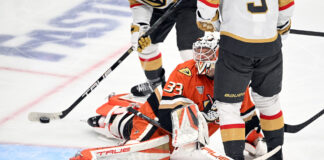 Marner Ahead of Cup Final: ‘Things Are Just Working’ Mitch Marner Vegas Golden Knights skates past Anaheim Ducks goalie Ville Husso for a goal in Game 3 of the 2026 NHL Stanley Cup Playoffs Second Round at Honda Center