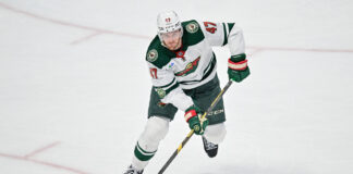 Wild Sign Michael McCarron to Six-Year, $19.8M Extension Minnesota Wild center Michael McCarron skates in the third period of Game 2 vs. Colorado Avalanche, Stanley Cup Playoffs Second Round, Ball Arena, May 5, 2026