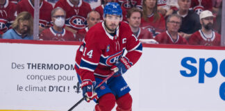 NHL 2030 Projections: Canadiens No. 1, Oilers Fall to 27th Montreal Canadiens center Nick Suzuki skates with the puck during the first period of Game 6 of the 2026 Stanley Cup Playoffs second round against the Buffalo Sabres at Bell Centre