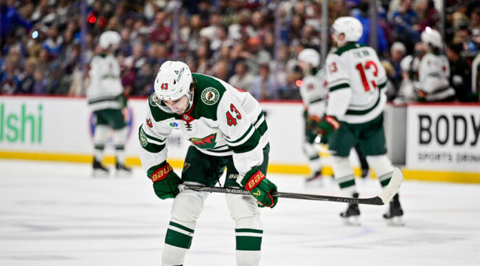 Quinn Hughes Trade Rumors: Sources Call Them ‘Invented BS’ Minnesota Wild defenseman Quinn Hughes looks on during break in third period of Game 5 vs Colorado Avalanche May 13 2026