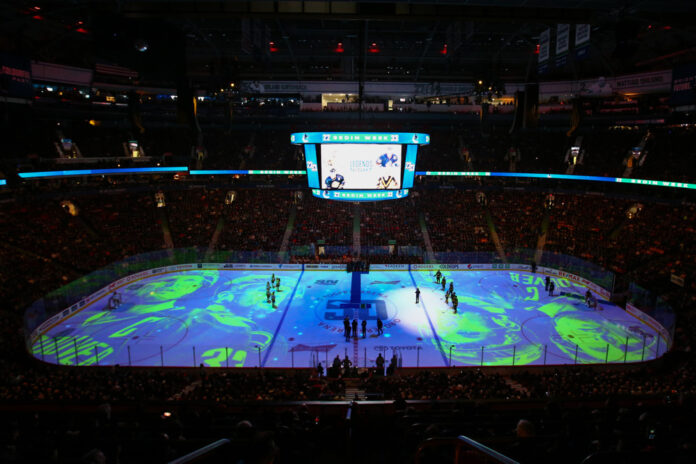 Daniel Sedin and Henrik Sedin honored during Sedin Week Vancouver Canucks honor Daniel Sedin and Henrik Sedin during Sedin Week at Rogers Arena