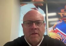 Stan Bowman Injury Update: ‘We’re Not Worried About This’ Edmonton Oilers GM Stan Bowman speaks with reporters during a media availability on May 14, 2026 after firing head coach Kris Knoblauch and assistant Mark Stuart