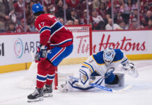 Luukkonen on Hellebuyck Trade Rumors: ‘My Dad Told Me About It’ Buffalo Sabres goaltender Ukko-Pekka Luukkonen makes a save against Montreal Canadiens right wing Josh Anderson during the second period of Game 6 of the 2026 Stanley Cup Playoffs second round at Bell Centre