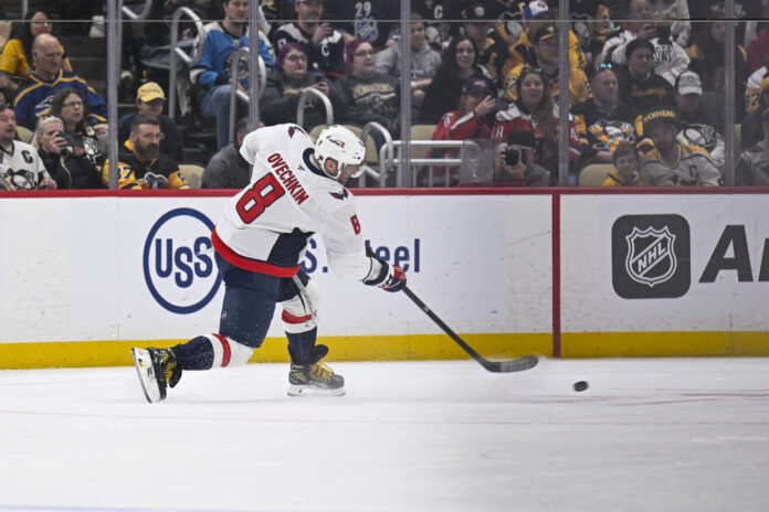 NHL: APR 11 Capitals at Penguins Alex Ovechkin Washington Capitals re-signs one-year contract Stanley Cup contender 2026