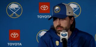 Tuch: Leaving Sabres One of the Toughest Decisions Alex Tuch Buffalo Sabres press conference emotional Capitals trade