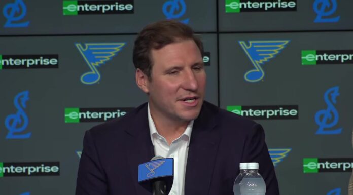 Blues Outlook 2026-27: Steen Takes Over a Much Younger Team Alexander Steen St. Louis Blues general manager introductory press conference 2026