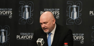 Utah Mammoth Outlook 2026-27: ‘It’s Not About Surviving’ Utah Mammoth head coach Andre Tourigny addresses the media during the 2026 Stanley Cup Playoffs
