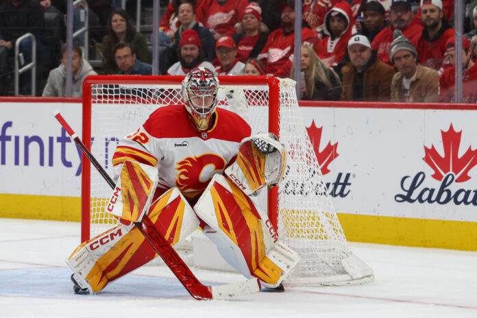 NHL: MAR 16 Flames at Red Wings Calgary Flames goalie Dustin Wolf 2026-27 season outlook