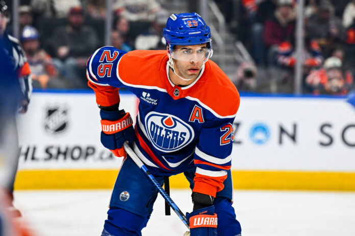 NHL: MAR 31 Kraken at Oilers Darnell Nurse Edmonton Oilers trade rumors Penguins defenceman