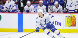 Leafs Land Raddysh From Tampa on 8-Year, $68M Deal Darren Raddysh Tampa Bay Lightning defenseman skates with the puck, traded to Toronto Maple Leafs