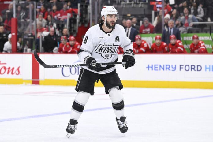 NHL: JAN 27 Kings at Red Wings Drew Doughty Los Angeles Kings defenseman skating, Kings rebuild fan survey