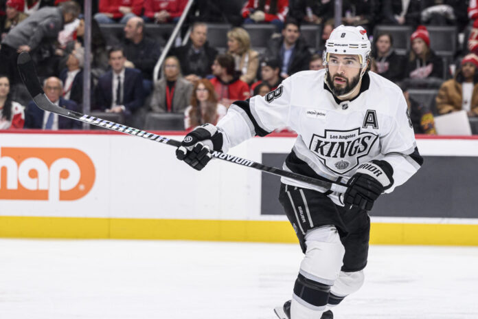 NHL: JAN 27 Kings at Red Wings Drew Doughty Los Angeles Kings defenseman captain candidate contract extension