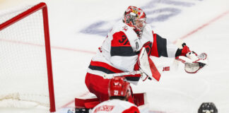 Frederik Andersen Injury: Oilers Goalie Out Until Late October Carolina Hurricanes goaltender Frederik Andersen makes a glove save in the 2026 Stanley Cup Final