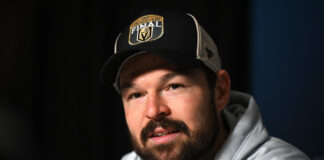 Hertl Credits 30-Minute Pavelski Call for Snapping Slump Tomas Hertl Vegas Golden Knights center addresses media Stanley Cup Final Media Day Lenovo Center Raleigh