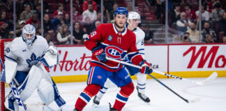 Mammoth Acquire Joshua Roy in Trade With Canadiens Montreal Canadiens forward Joshua Roy skates with the puck, traded to the Utah Mammoth