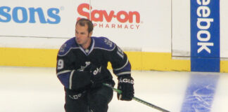 Former NHLer Kyle Calder Passes Away at 47 Kyle Calder Los Angeles Kings forward skating, former NHL Blackhawks player