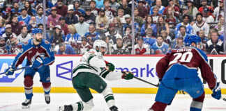 Johansson Going Home to Färjestad, Likely Closing NHL Career Minnesota Wild left wing Marcus Johansson shoots and scores against the Colorado Avalanche in the 2026 Stanley Cup Playoffs