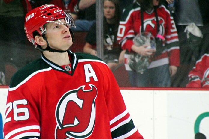 Patrik Elias New Jersey Devils 2012 Patrik Elias New Jersey Devils forward all-time leading scorer