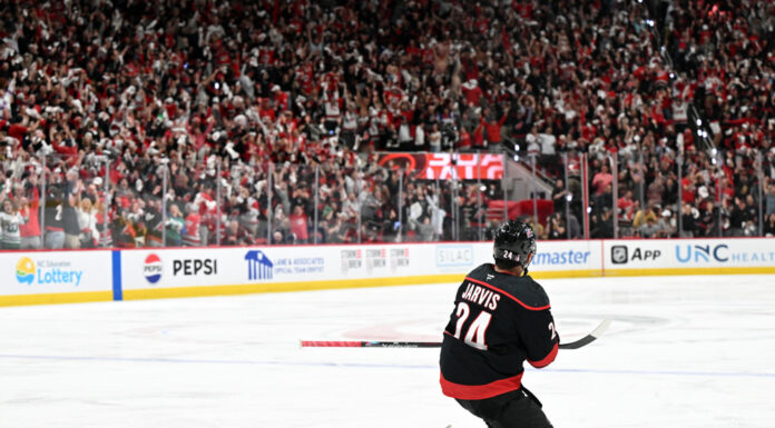 Seth Jarvis Injury: Hurricanes Activate Winger for Oilers Seth Jarvis Carolina Hurricanes celebrates toward the crowd after scoring overtime winner Game 2 Stanley Cup Final Lenovo Center Raleigh