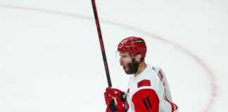 Jordan Staal Wins Conn Smythe as Oldest in NHL History Jordan Staal Carolina Hurricanes celebrates a goal in Game 4 of the 2026 Stanley Cup Final at T-Mobile Arena, Conn Smythe Trophy playoff MVP