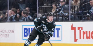 NHL Central Division Preview: Utah Is Loaded and Buying Barrett Hayton Utah Mammoth center skates with the puck offer sheet New Jersey Devils