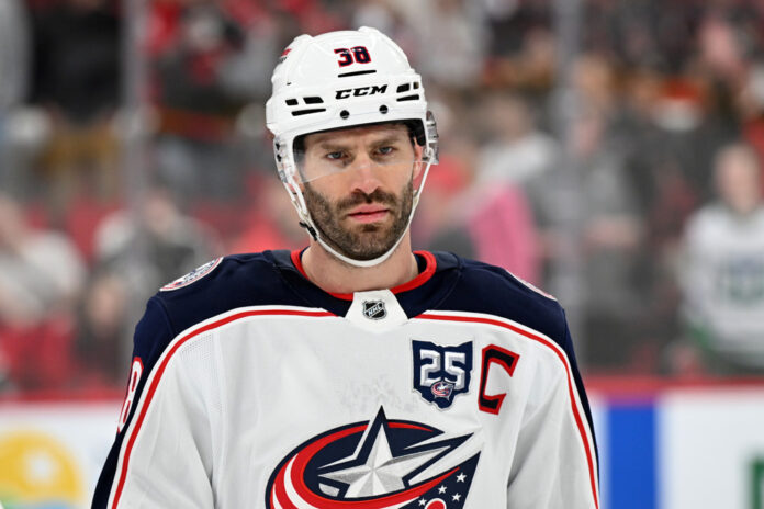Boone Jenner Capitals free agency 2026 Columbus Blue Jackets captain Boone Jenner reacts during a game against the Carolina Hurricanes