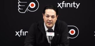 Flyers Center Trade: Briere Will Try Again for a No. 1 Flyers general manager Danny Briere speaks to the media about the Leo Carlsson offer sheet