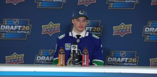 Caleb Malhotra Eyes Unfinished Family Business at World Juniors Caleb Malhotra Vancouver Canucks third overall pick 2026 NHL Draft Team Canada World Junior Summer Showcase