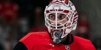 Red Wings Re-Sign Carter Gylander After a .942 AHL Season Carter Gylander Detroit Red Wings goalie signing one-year two-way contract