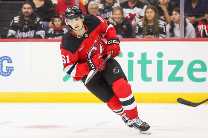 NHL: SEP 22 Preseason Islanders at Devils Chase Stillman Detroit Red Wings signing New Jersey Devils forward