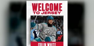 Colin White Signing: Devils Bet on a Career AHL Season Colin White New Jersey Devils one-year two-way contract signing 2026-27 forward
