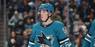 Collin Graf Extension: Sharks Pay Up for 21-Goal Winger San Jose Sharks right wing Collin Graf waits for a face-off at SAP Center after signing a three-year contract extension