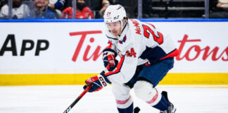 Blues Sign McMichael to Six-Year Deal, Avoid Arbitration Connor McMichael St. Louis Blues salary arbitration Washington Capitals RFA