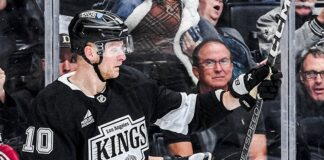 Corey Perry Fueled by Son Griffin in Kings Return at 41 Corey Perry celebrates in a Los Angeles Kings jersey