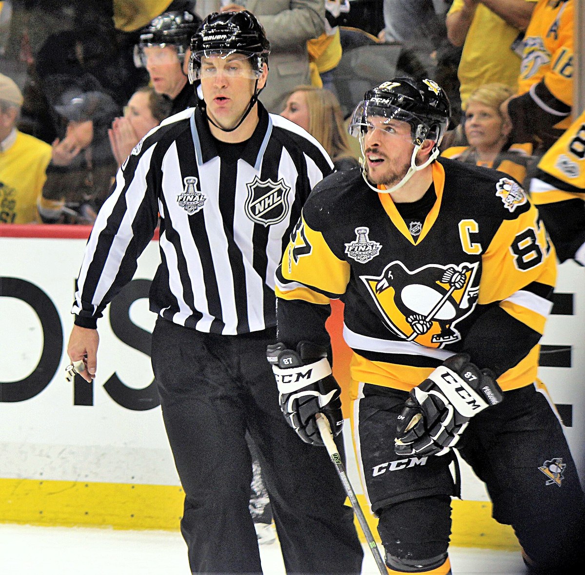 Sidney Crosby 2017 Stanley Cup Final Conn Smythe trophies awards