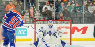 Hildeby Eyes Full-Time NHL Job With the Lightning Dennis Hildeby Tampa Bay Lightning goaltender making a save